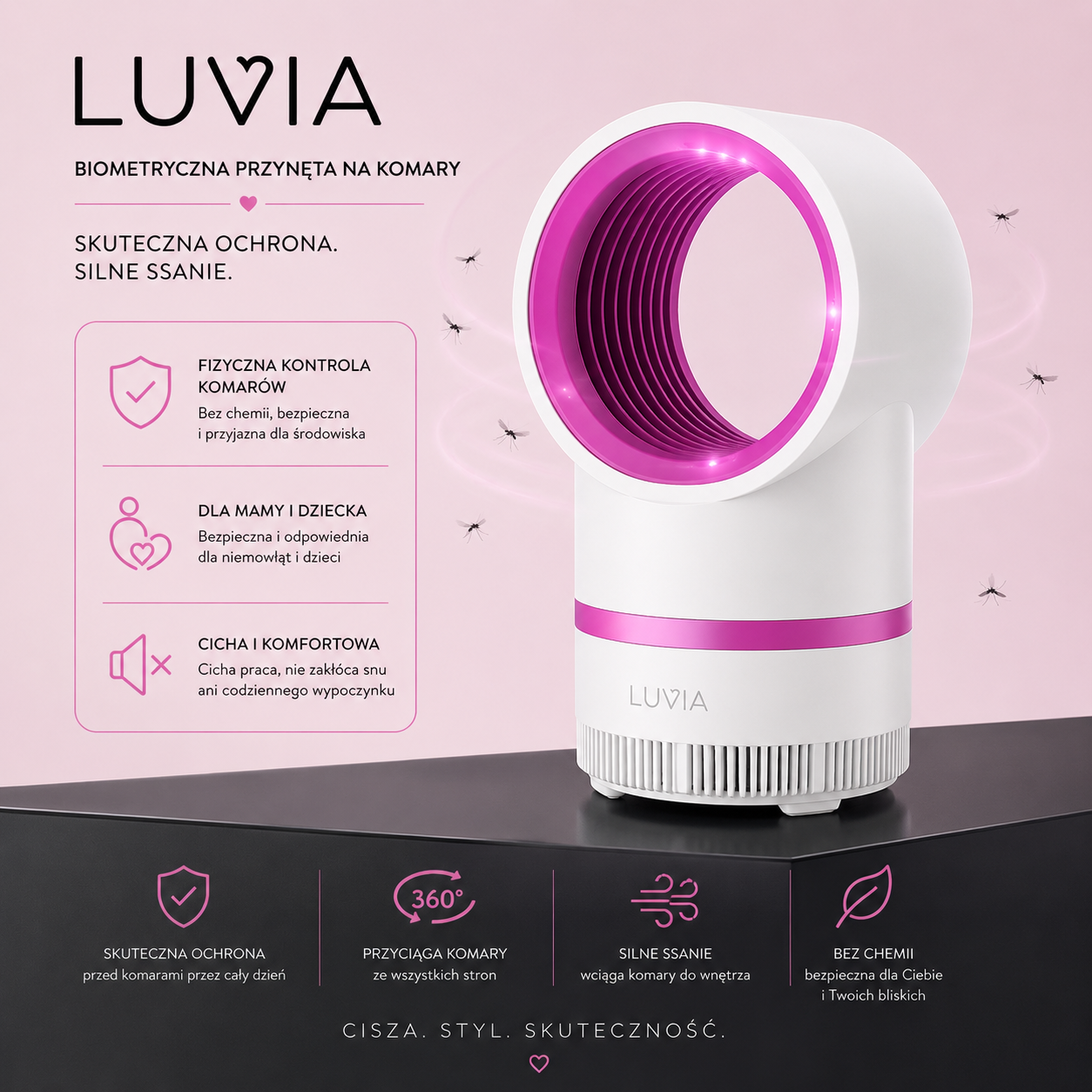 Lampa Owadobójcza Luvia