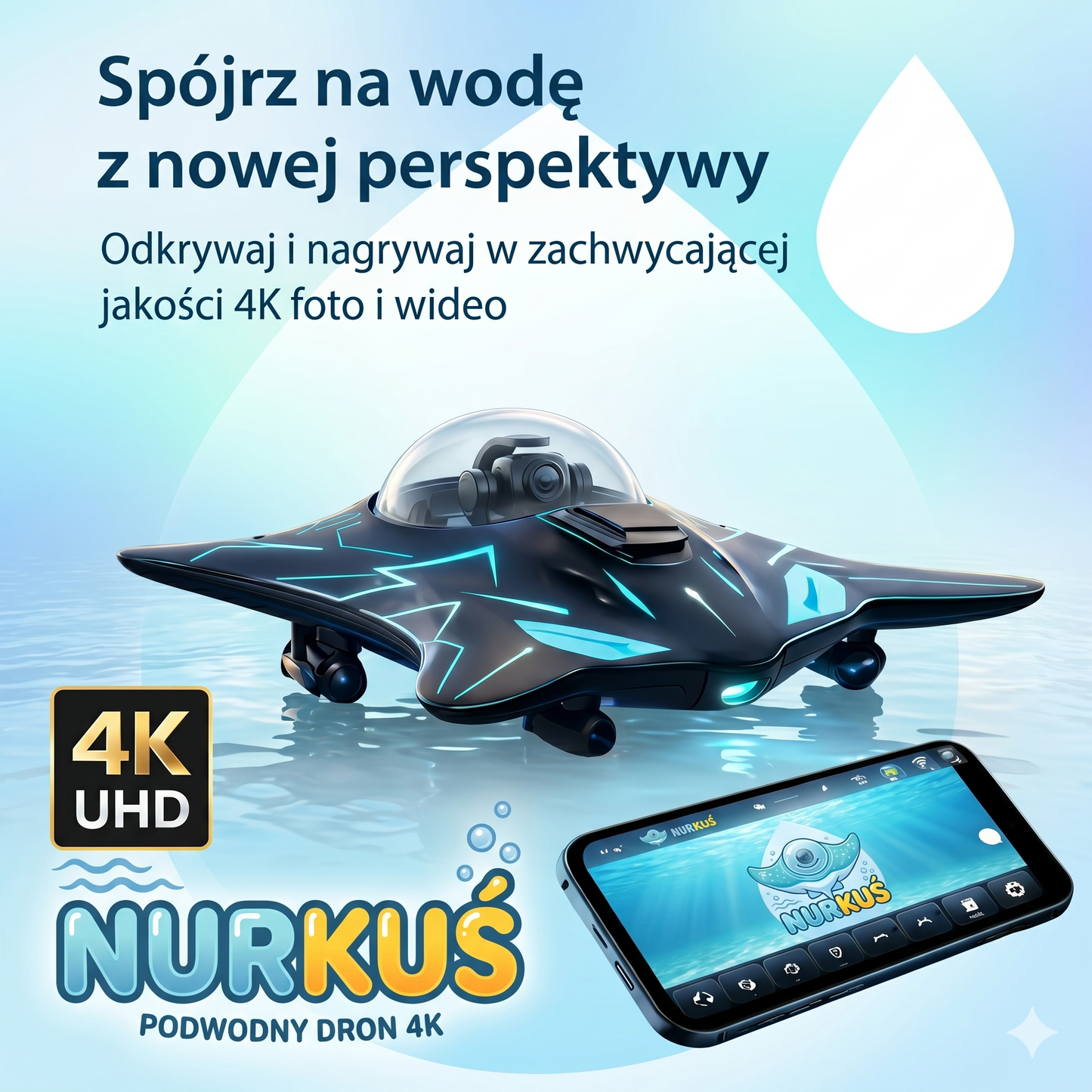 Nurkuś™ Dron RC